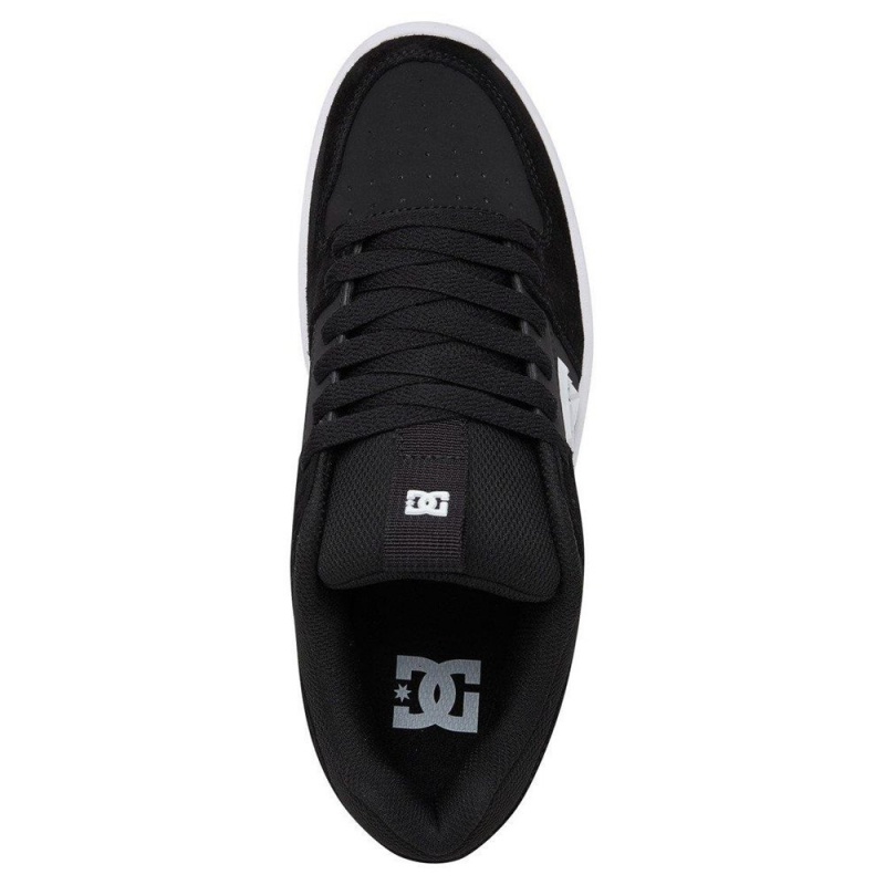 Chaussure DC Shoes Lynx Zero Cuir Noir Blanche Homme | DUG-6742428