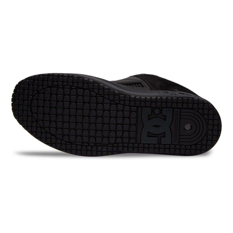 Chaussure DC Shoes Lynx OG Shanahan Cuir Noir Grise Homme | THO-1037177