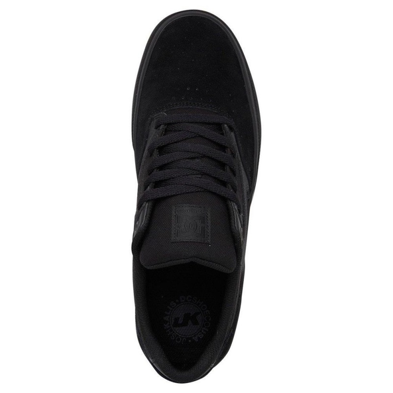 Chaussure DC Shoes Kalis Vulc Cuir Noir Homme | FPO-1151621