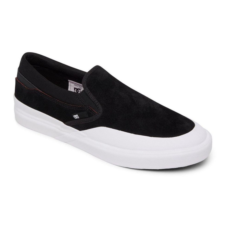 Chaussure DC Shoes Infinite S Daim Noir Blanche Homme | FDY-3684950