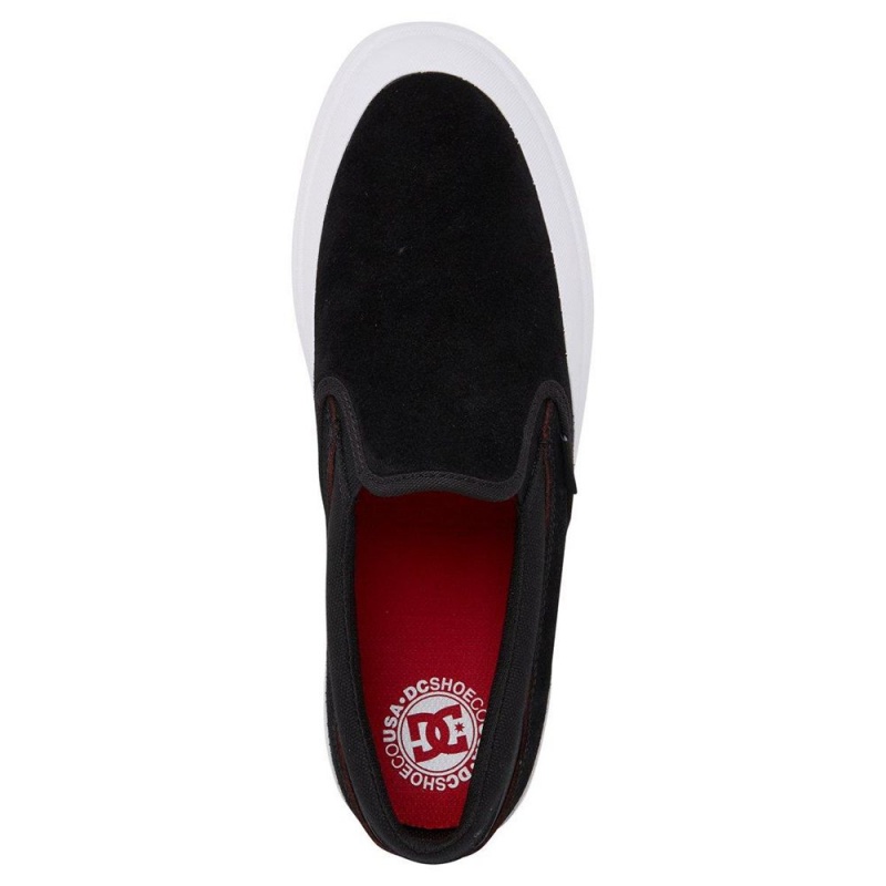 Chaussure DC Shoes Infinite S Daim Noir Blanche Homme | FDY-3684950