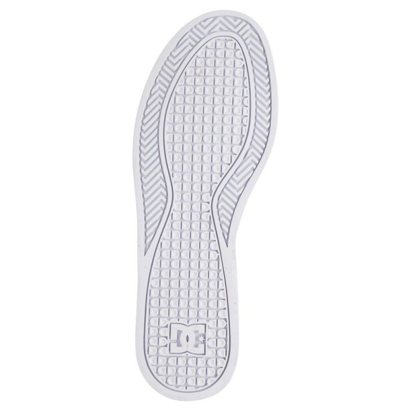 Chaussure DC Shoes Infinite Cuir Slip-On Blanche Homme | NAW-1134189