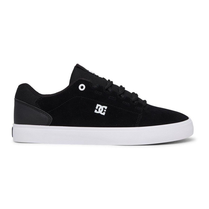 Chaussure DC Shoes Hyde Cuir Noir Blanche Homme | DIM-3669113