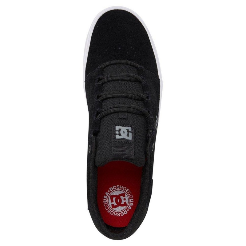 Chaussure DC Shoes Hyde S Daim Noir Grise Homme | IOX-7429016