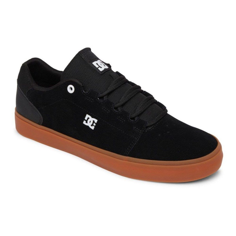 Chaussure DC Shoes Hyde Cuir Noir Homme | AZZ-4866503