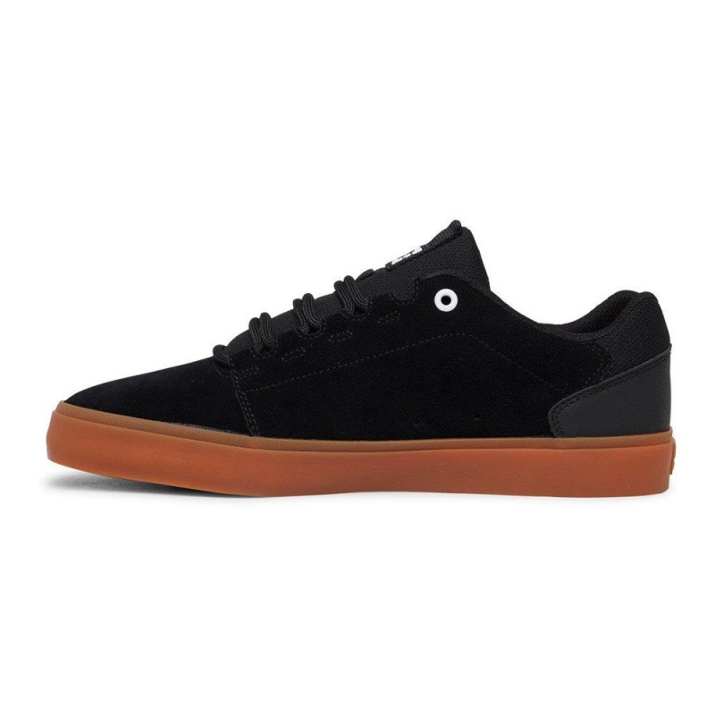 Chaussure DC Shoes Hyde Cuir Noir Homme | AZZ-4866503