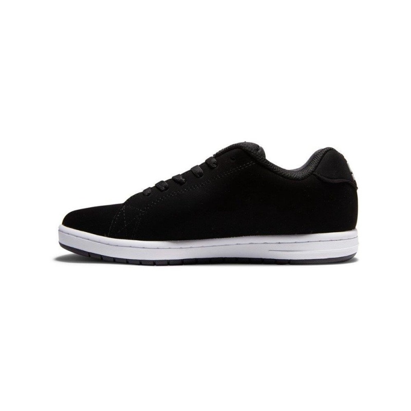 Chaussure DC Shoes Gaveler Cuir Noir Grise Homme | ENM-4955811