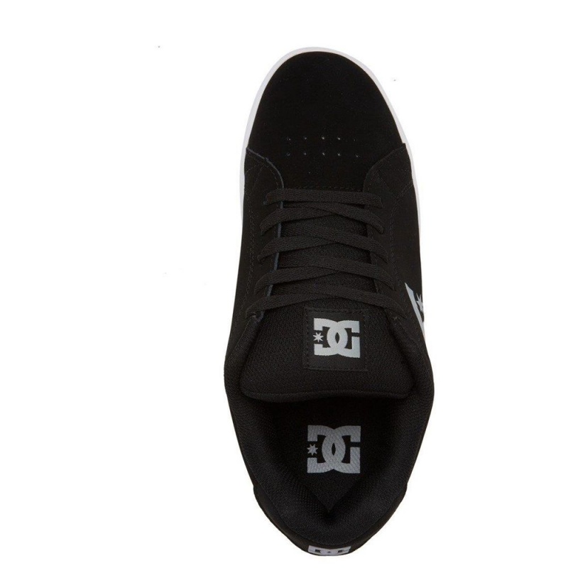 Chaussure DC Shoes Gaveler Cuir Noir Grise Homme | ENM-4955811