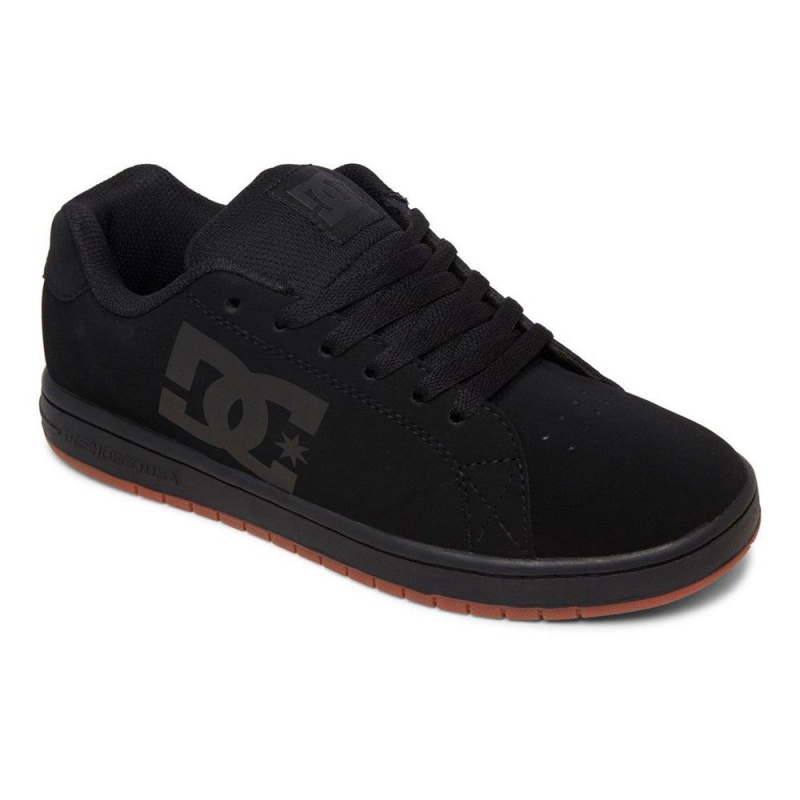 Chaussure DC Shoes Gaveler Cuir Noir Homme | LED-7160398