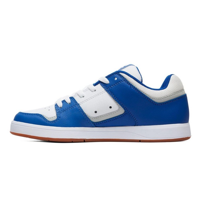 Chaussure DC Shoes Cure Bleu Blanche Homme | MBD-6363567