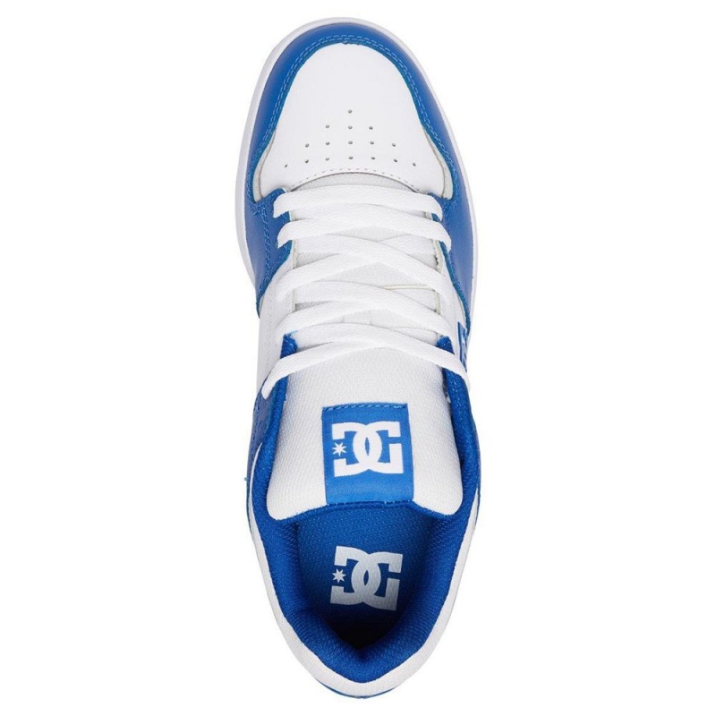 Chaussure DC Shoes Cure Bleu Blanche Homme | MBD-6363567