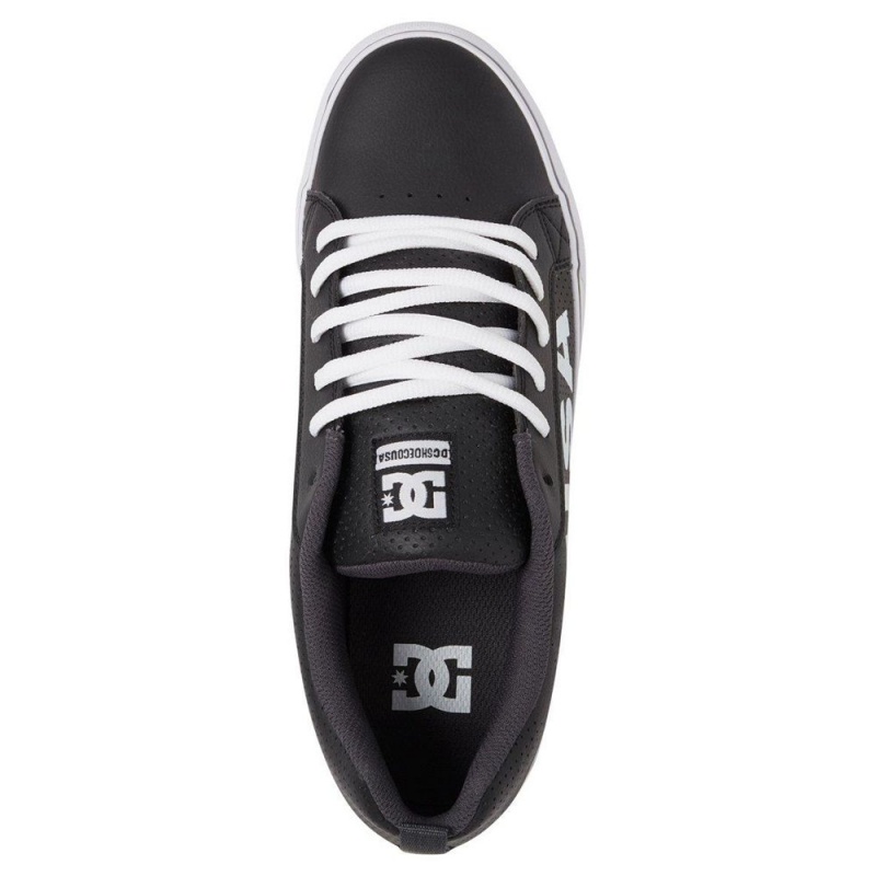 Chaussure DC Shoes Court Vulc SE Noir Blanche Homme | ONZ-5931310