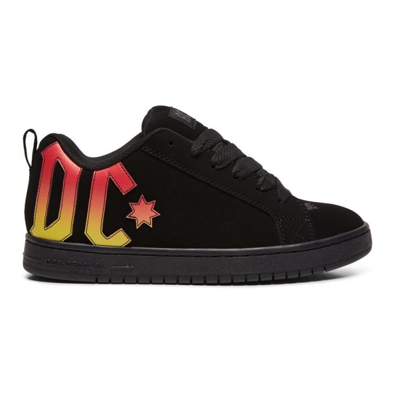 Chaussure DC Shoes Court Graffik AC/DC Noir Homme | AOG-7262998