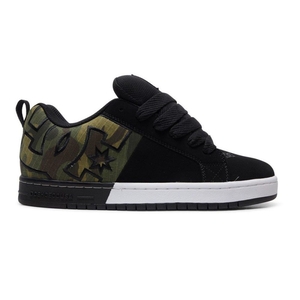 Chaussure DC Shoes Court Graffik Noir Camouflage Homme | TVA-0988318