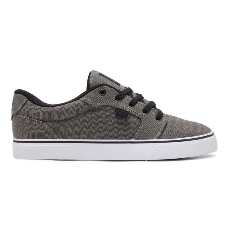 Chaussure DC Shoes Anvil TX SE Grise Noir Homme | IZN-8752513