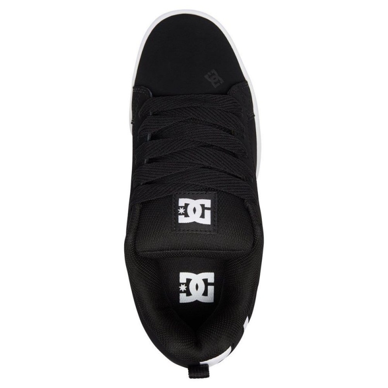 Chaussure DC Shoes Court Graffik Noir Blanche Homme | MFE-2405199