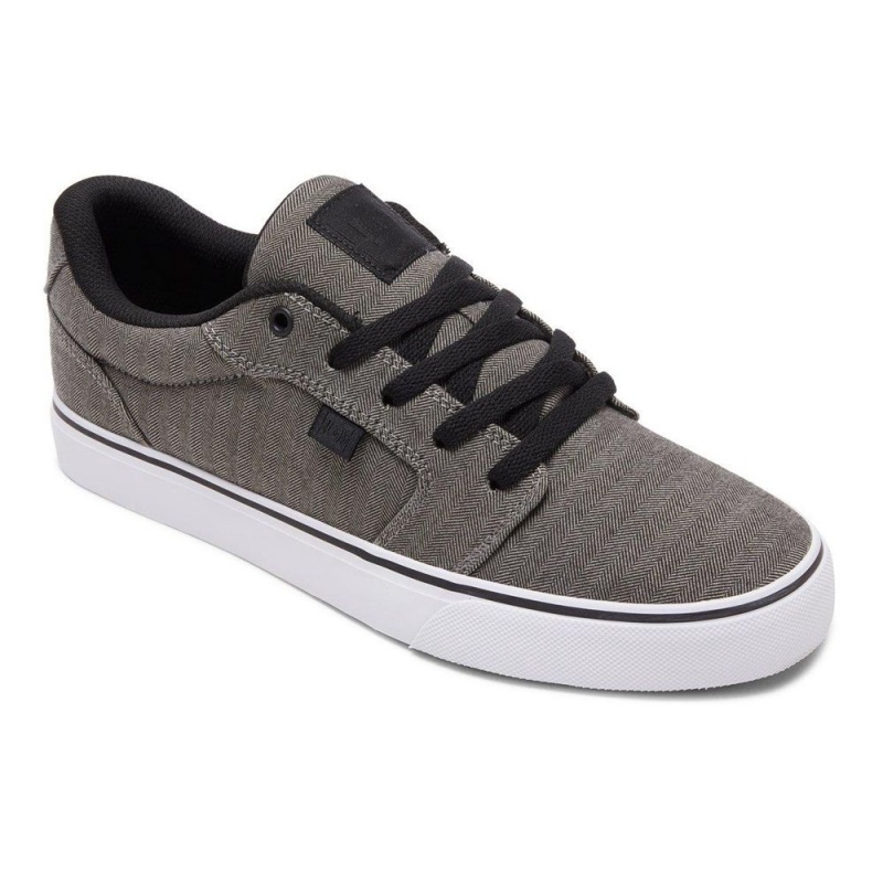 Chaussure DC Shoes Anvil TX SE Grise Noir Homme | IZN-8752513