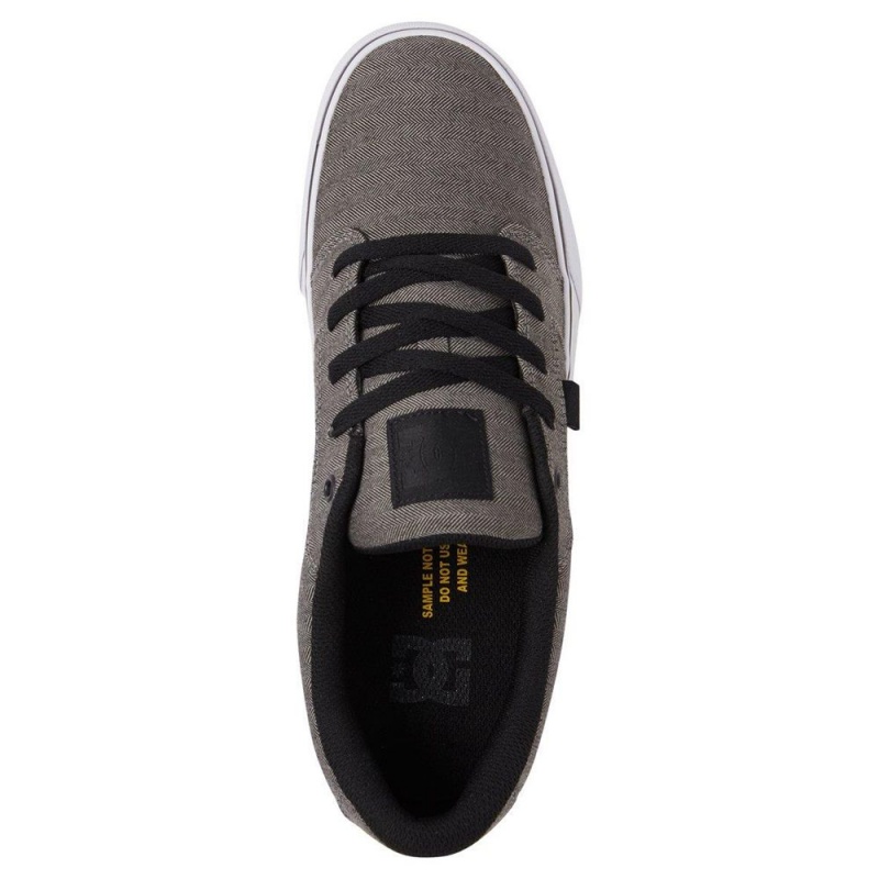 Chaussure DC Shoes Anvil TX SE Grise Noir Homme | IZN-8752513