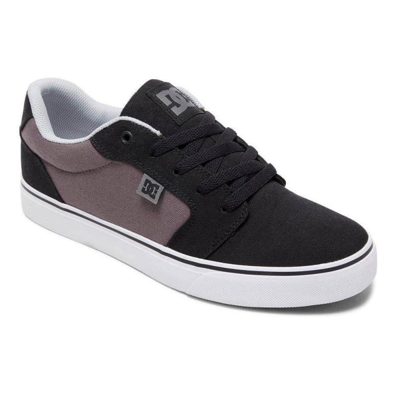 Chaussure DC Shoes Anvil TX Noir Grise Homme | RQN-6284789