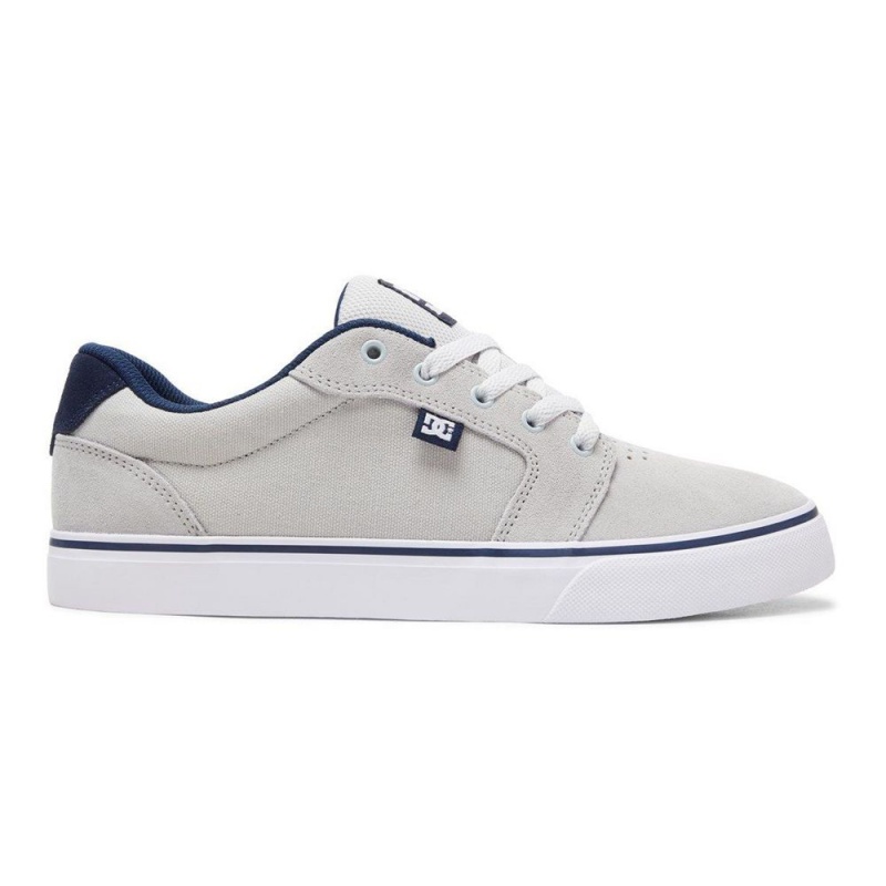 Chaussure DC Shoes Anvil Grise Bleu Homme | GUB-7536555