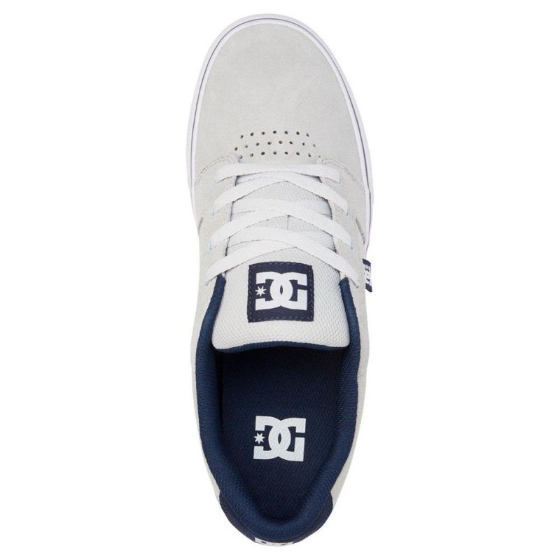 Chaussure DC Shoes Anvil Grise Bleu Homme | GUB-7536555