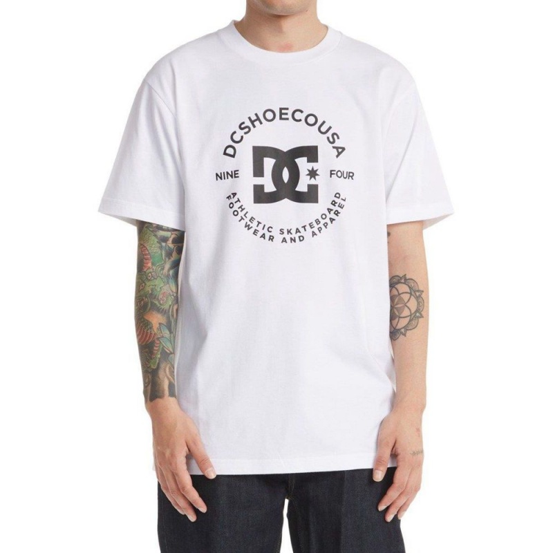 T-Shirt DC Shoes Star Pilot Blanche Homme | FXK-0543005