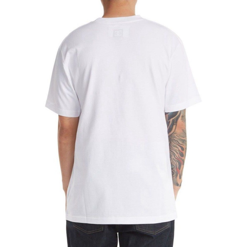 T-Shirt DC Shoes Star Pilot Blanche Homme | FXK-0543005