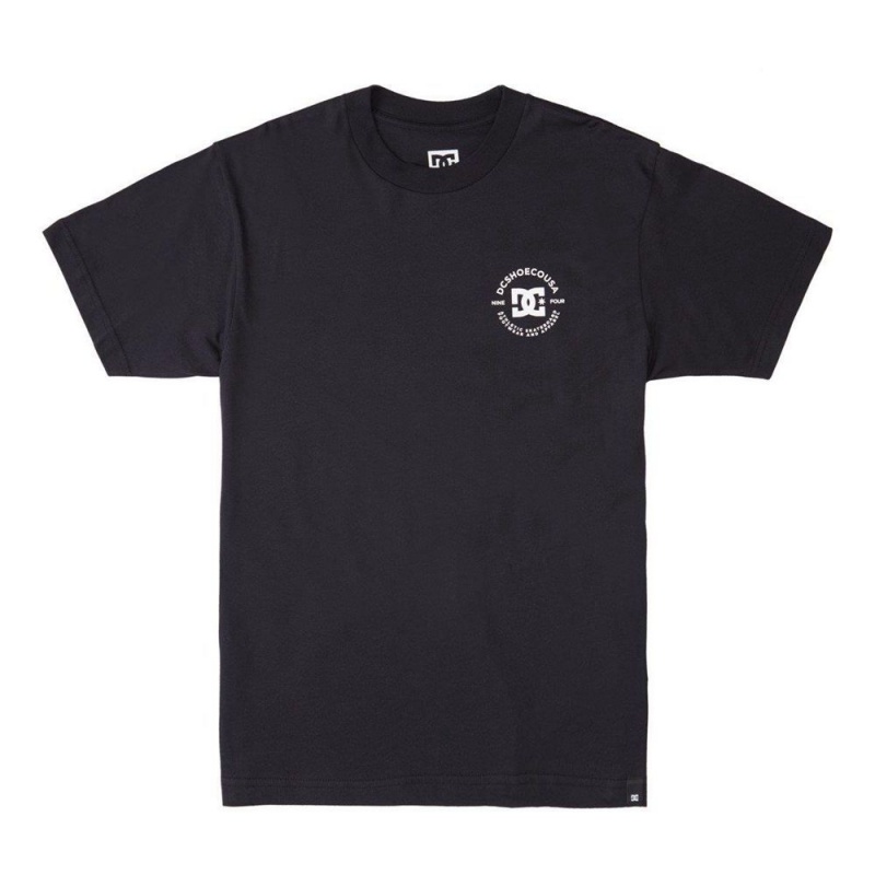 T-Shirt DC Shoes Star Pilot Noir Homme | ROE-3650762