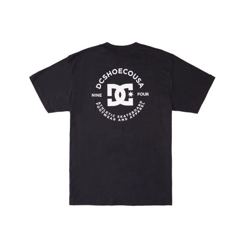 T-Shirt DC Shoes Star Pilot Noir Homme | ROE-3650762