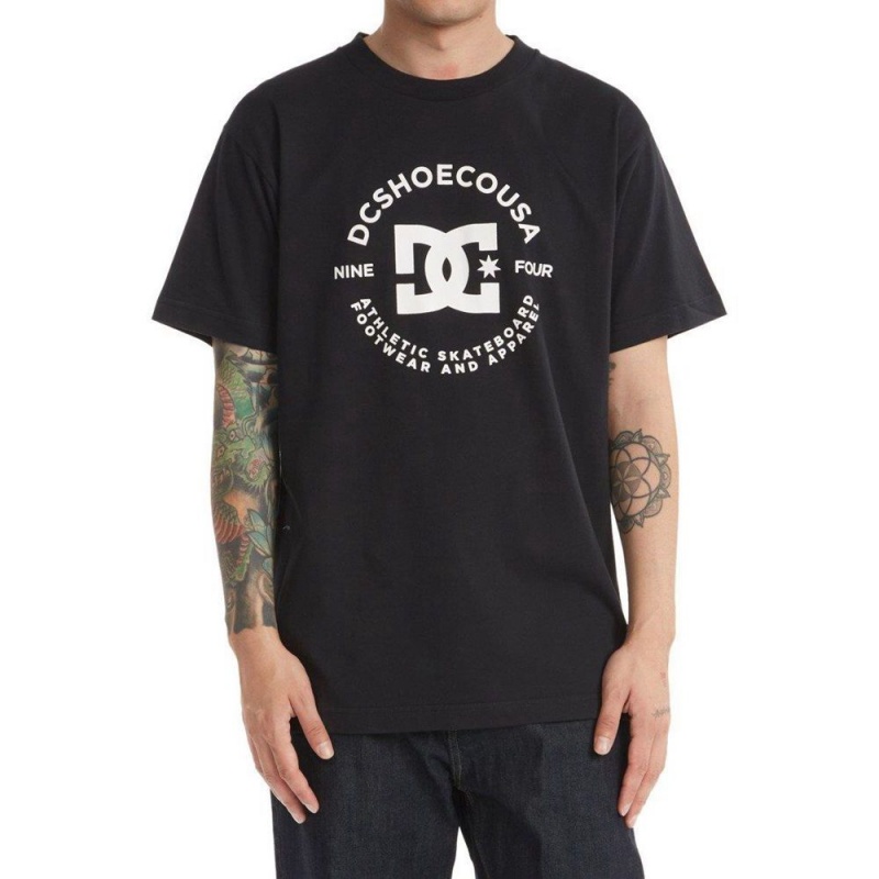 T-Shirt DC Shoes Star Pilot Noir Homme | ICN-0332435