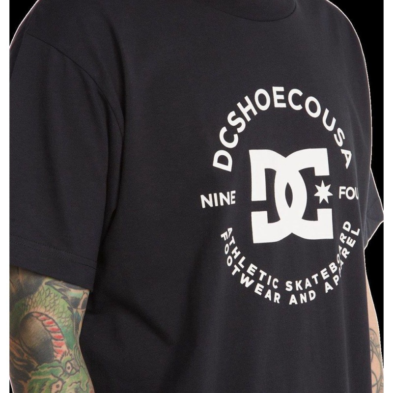 T-Shirt DC Shoes Star Pilot Noir Homme | ICN-0332435