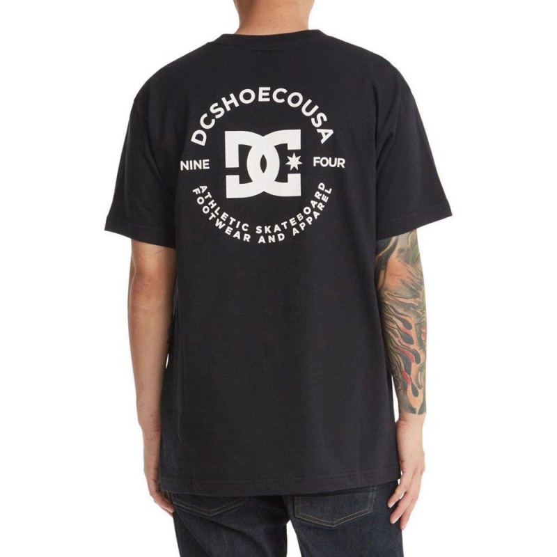 T-Shirt DC Shoes Star Pilot Noir Homme | ROE-3650762