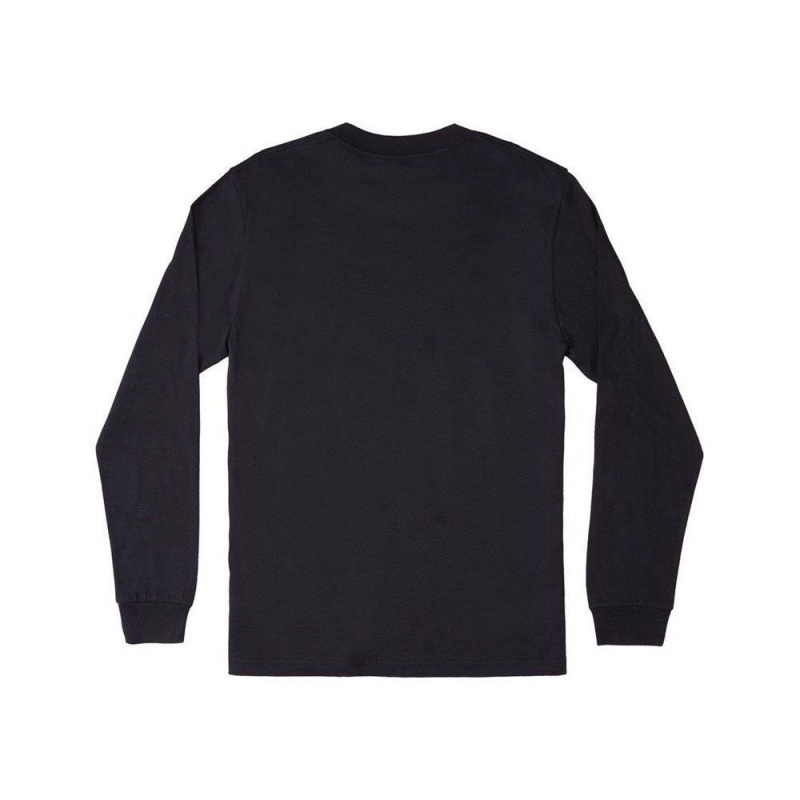 T-Shirt DC Shoes Star Long Sleeve Noir Homme | MDP-8546802