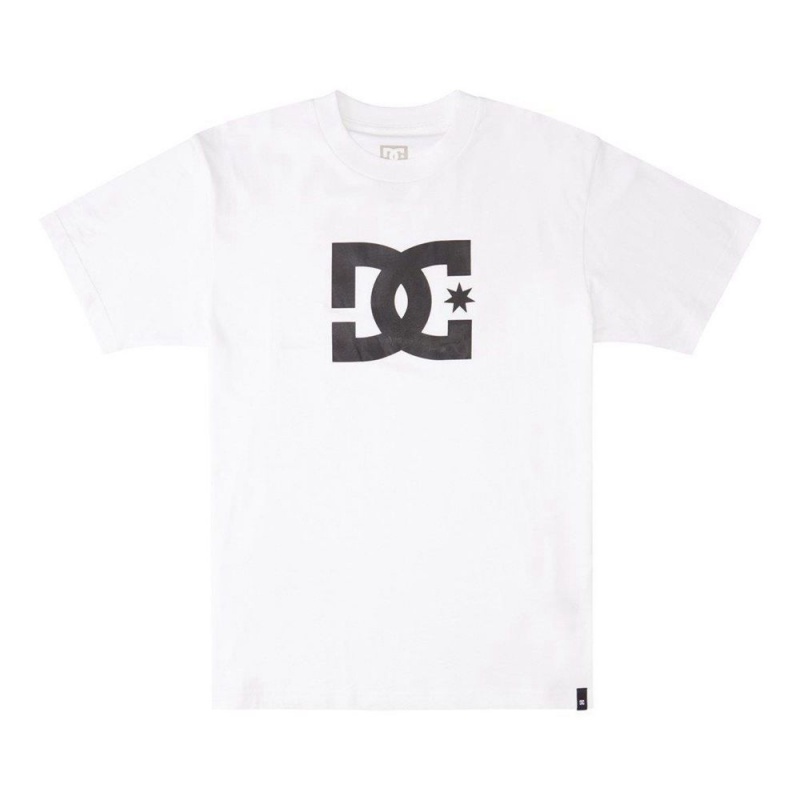 T-Shirt DC Shoes Star Blanche Homme | HJX-2099052