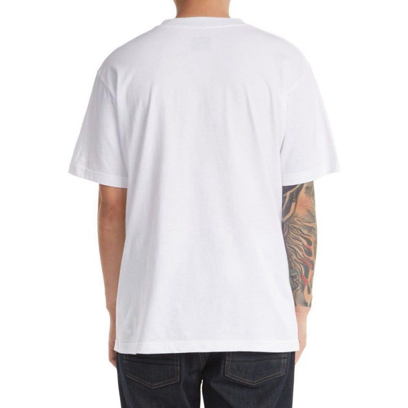 T-Shirt DC Shoes Star Blanche Homme | HJX-2099052