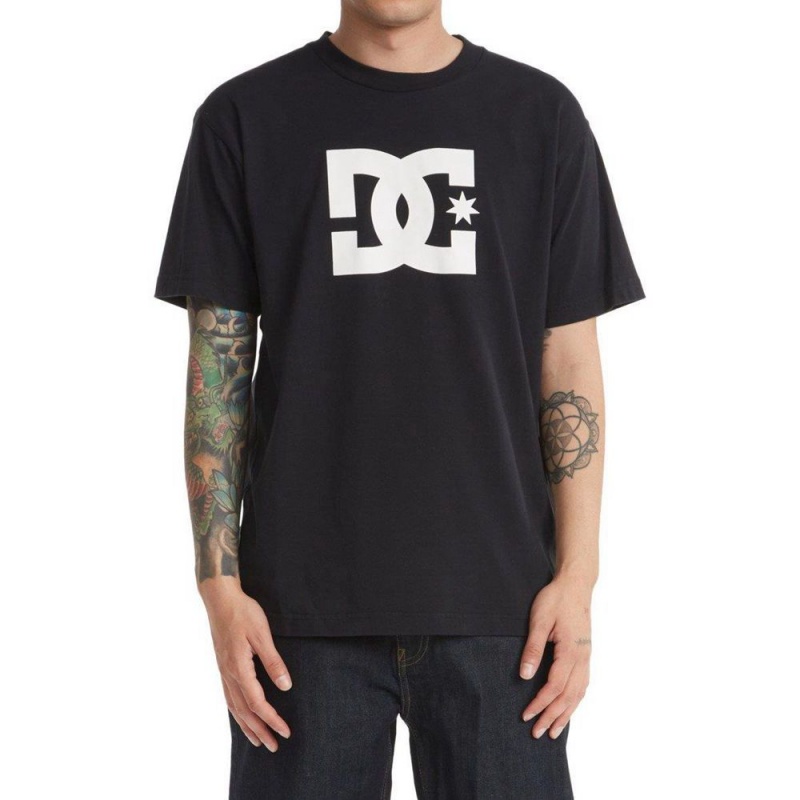 T-Shirt DC Shoes Star Noir Homme | IJP-6477145