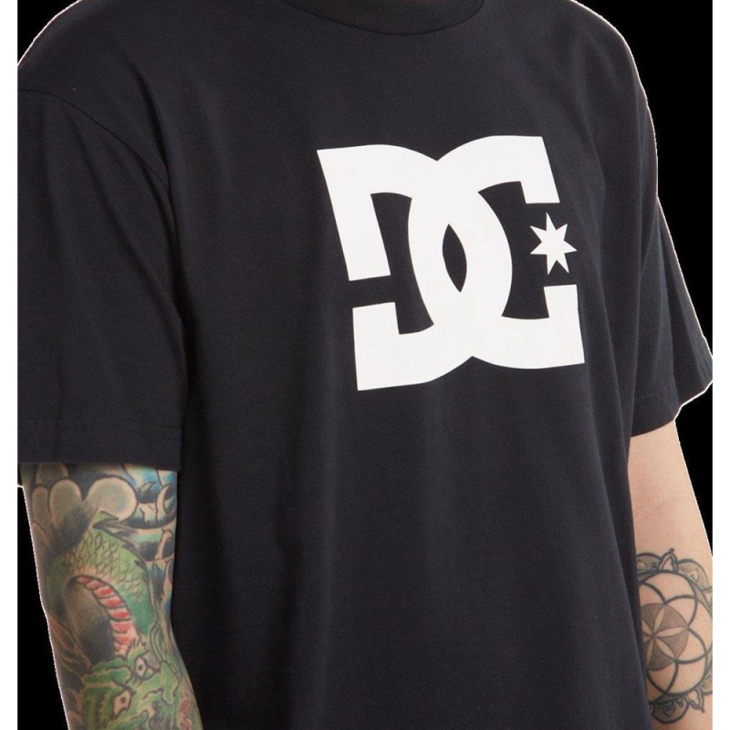 T-Shirt DC Shoes Star Noir Homme | IJP-6477145