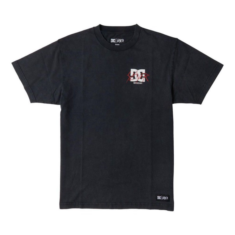 T-Shirt DC Shoes Slayer 1981 Noir Homme | CRH-2564672