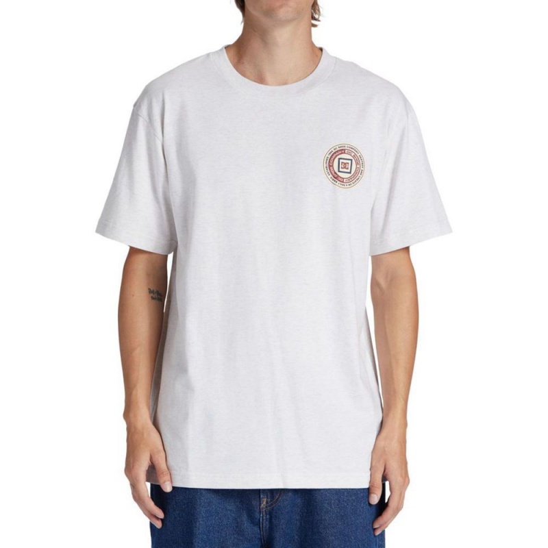 T-Shirt DC Shoes Old Head Blanche Homme | UYT-2395195