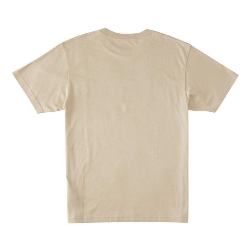 T-Shirt DC Shoes Happy Hour Beige Homme | ZVN-7661157