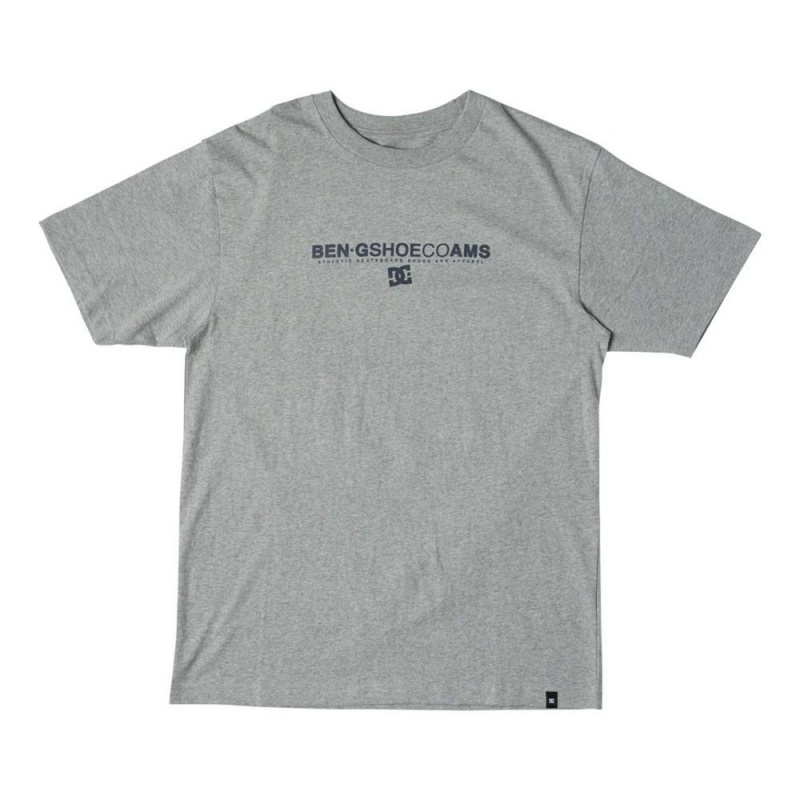 T-Shirt DC Shoes Ben-G Amsterdam Grise Homme | WES-9440564