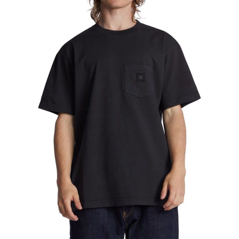 T-Shirt DC Shoes 1994 Pocket Noir Homme | PMS-8003540