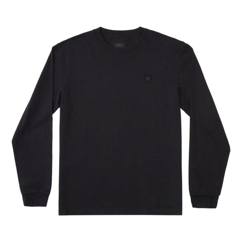 T-Shirt DC Shoes 1994 Long Sleeve Noir Homme | TGW-2878993