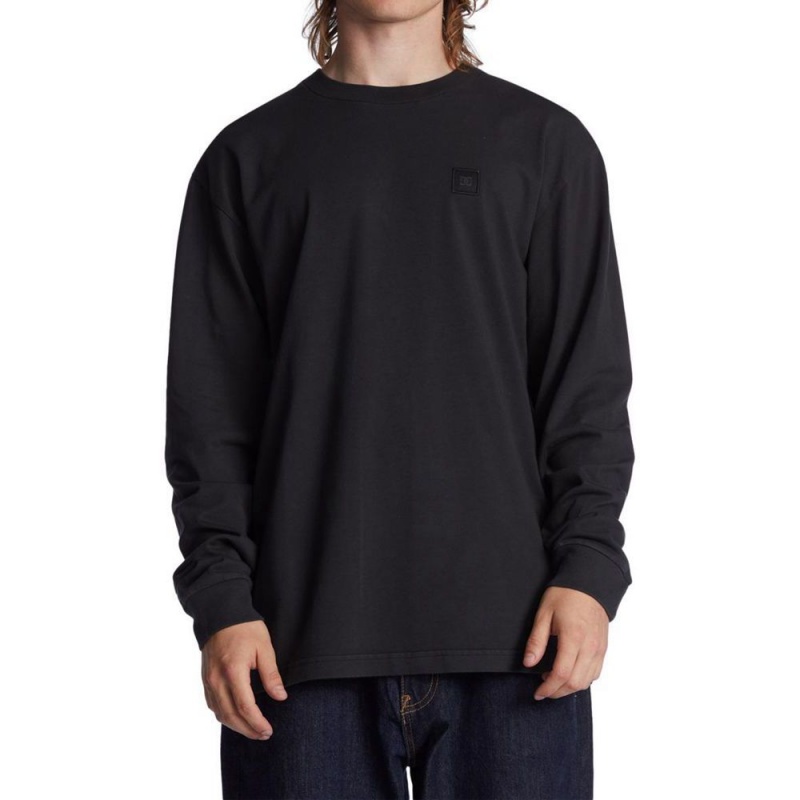 T-Shirt DC Shoes 1994 Long Sleeve Noir Homme | TGW-2878993