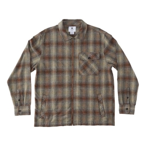 Chemise DC Shoes Canyon Long Sleeve Marron Grise Homme | LQT-2596058