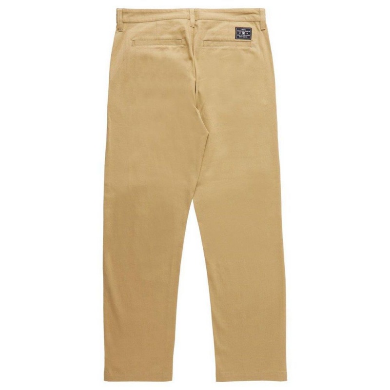 Pantalon DC Shoes Worker Relaxed Fit Chino Kaki Homme | HGV-0334298