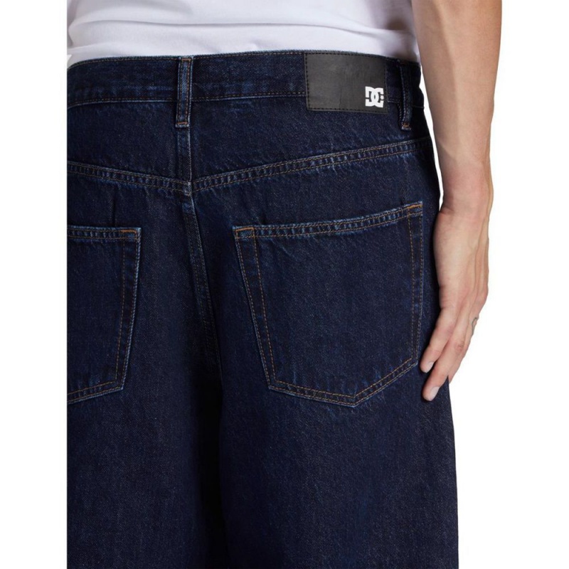 Jean DC Shoes Worker Baggy Fit Bleu Homme | VLL-0167999