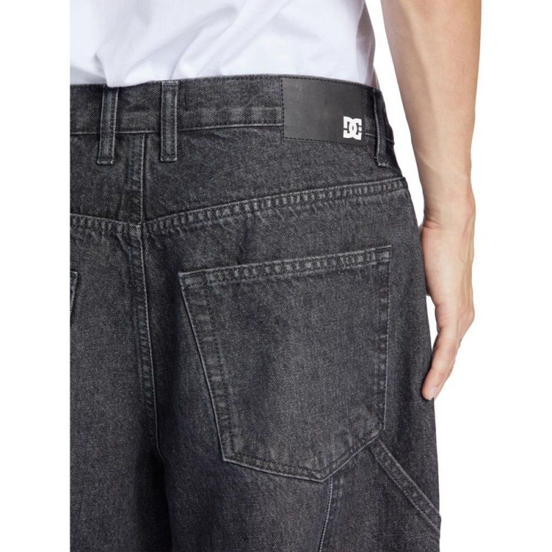 Jean DC Shoes Worker Baggy Carpenter Noir Homme | QYV-6895197