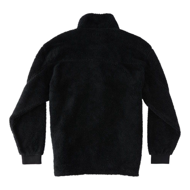 Veste DC Shoes Avalon Mock Neck Fleece Noir Homme | DUA-1965666