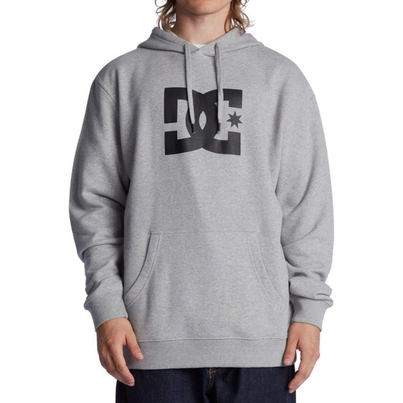 Sweat a Capuche DC Shoes Star Grise Homme | WGG-2327663